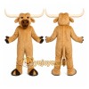 Brown Bull Mascot Costume with Custom Logo Brown Bull Mascot Costume with Custom Logo