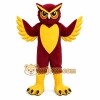Red Owl Mascot Costume with Custom Logo Red Owl Mascot Costume with Custom Logo