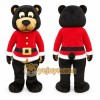 Black Bear Mascot Costume with Custom Logo Black Bear Mascot Costume with Custom Logo
