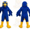 Blue Bird Mascot Costume with Custom Logo