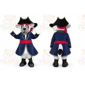 Blue Dog Mascot Costume with Custom Logo