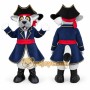 Pirate Lemur Mascot Costume with Custom Logo