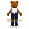 Brown Bear Mascot Costume with Custom Logo Brown Bear Mascot Costume with Custom Logo