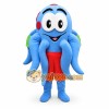 Blue Octopus Mascot Costume with Custom Logo Blue Octopus Mascot Costume with Custom Logo