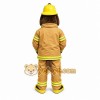Tan Dog Mascot Costume with Custom Logo Tan Dog Mascot Costume with Custom Logo