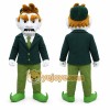 Green Leprechaun Mascot Costume with Custom Logo Green Leprechaun Mascot Costume with Custom Logo