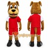 Brown Dog Mascot Costume with Custom Logo Brown Dog Mascot Costume with Custom Logo