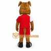 Brown Dog Mascot Costume with Custom Logo Brown Dog Mascot Costume with Custom Logo