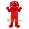 Red Dog Mascot Costume with Custom Logo Red Dog Mascot Costume with Custom Logo