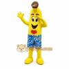 Yellow Banana Mascot Costume with Custom Logo Yellow Banana Mascot Costume with Custom Logo