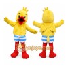 Yellow Duck Mascot Costume with Custom Logo Yellow Duck Mascot Costume with Custom Logo
