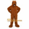 Brown Beaver Mascot Costume with Custom Logo Brown Beaver Mascot Costume with Custom Logo