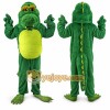 Green Alligator Mascot Costume with Custom Logo Green Alligator Mascot Costume with Custom Logo