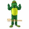 Green Alligator Mascot Costume with Custom Logo Green Alligator Mascot Costume with Custom Logo