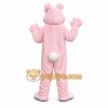 Pink Rabbit Mascot Costume with Custom Logo Pink Rabbit Mascot Costume with Custom Logo
