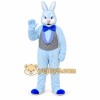 Blue Rabbit Mascot Costume with Custom Logo Blue Rabbit Mascot Costume with Custom Logo