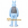Blue Rabbit Mascot Costume with Custom Logo Blue Rabbit Mascot Costume with Custom Logo