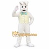 White Rabbit Mascot Costume with Custom Logo White Rabbit Mascot Costume with Custom Logo