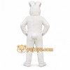 White Rabbit Mascot Costume with Custom Logo White Rabbit Mascot Costume with Custom Logo