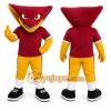 Red Bird Mascot Costume with Custom Logo Red Bird Mascot Costume with Custom Logo