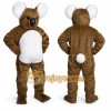 Brown Koala Mascot Costume with Custom Logo Brown Koala Mascot Costume with Custom Logo