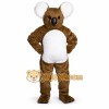 Brown Koala Mascot Costume with Custom Logo Brown Koala Mascot Costume with Custom Logo