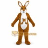 Brown Kangaroo Mascot Costume with Custom Logo Brown Kangaroo Mascot Costume with Custom Logo