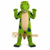 Green Dinosaur Mascot Costume with Custom Logo Green Dinosaur Mascot Costume with Custom Logo