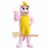 Pink Dragon Mascot Costume with Custom Logo Pink Dragon Mascot Costume with Custom Logo