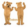 Brown Bear Mascot Costume with Custom Logo Brown Bear Mascot Costume with Custom Logo