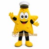 Yellow Star Mascot Costume with Custom Logo Yellow Star Mascot Costume with Custom Logo