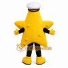 Yellow Star Mascot Costume with Custom Logo Yellow Star Mascot Costume with Custom Logo