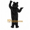 Black Bear Mascot Costume with Custom Logo Black Bear Mascot Costume with Custom Logo