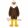 Brown Eagle Mascot Costume with Custom Logo Brown Eagle Mascot Costume with Custom Logo