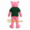 Pink Pig Mascot Costume with Custom Logo Pink Pig Mascot Costume with Custom Logo