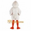 White Duck Mascot Costume with Custom Logo White Duck Mascot Costume with Custom Logo