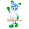 Blue Fox Mascot Costume with Custom Logo Blue Fox Mascot Costume with Custom Logo