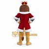 Tan Lion Mascot Costume with Custom Logo Tan Lion Mascot Costume with Custom Logo