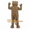 Tan Leopard Mascot Costume with Custom Logo Tan Leopard Mascot Costume with Custom Logo