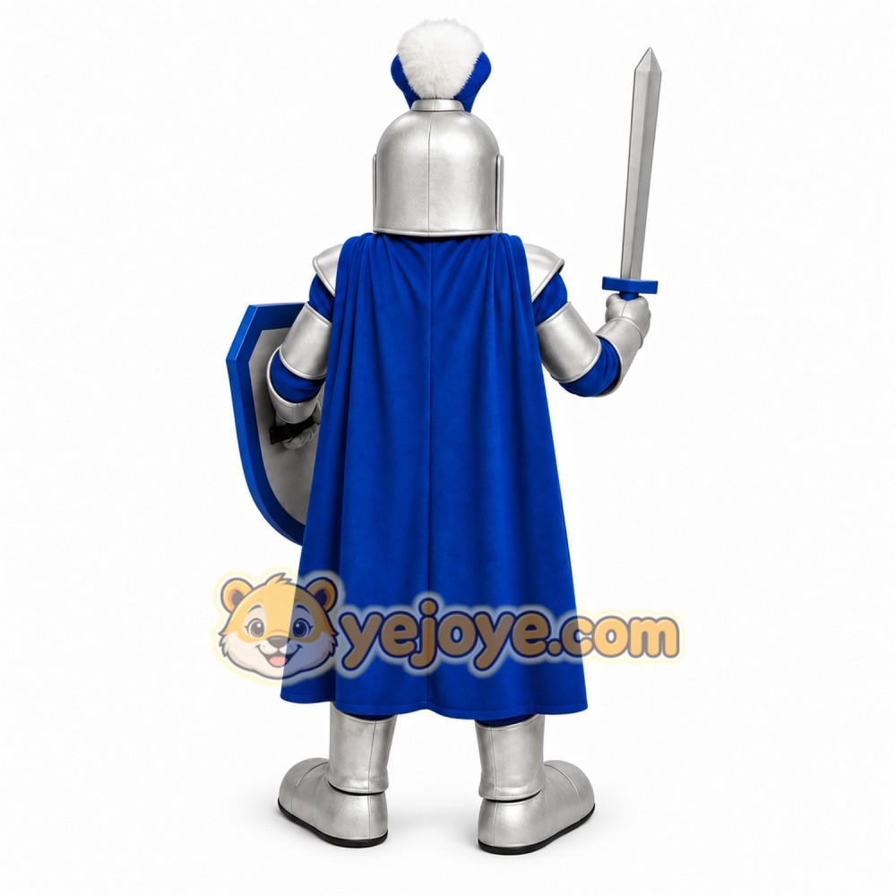 Armored Knight Mascot Costume with Custom Logo Armored Knight Mascot Costume with Custom Logo