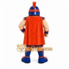 Blue Roman Warrior Mascot Costume with Custom Logo Blue Roman Warrior Mascot Costume with Custom Logo