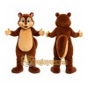 Brown Squirrel Mascot Costume with Custom Logo Brown Squirrel Mascot Costume with Custom Logo