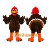Brown Bird Mascot Costume with Custom Logo Brown Bird Mascot Costume with Custom Logo