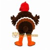 Brown Bird Mascot Costume with Custom Logo Brown Bird Mascot Costume with Custom Logo