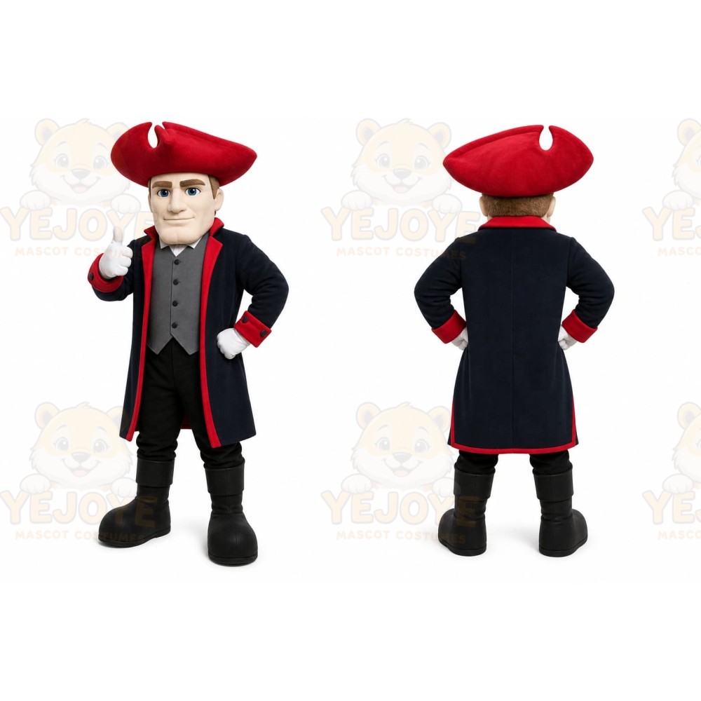 Black Roman Warrior Mascot Costume with Custom Logo