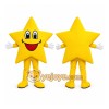 Yellow Star Mascot Costume with Custom Logo Yellow Star Mascot Costume with Custom Logo