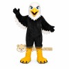 Black Eagle Mascot Costume with Custom Logo Black Eagle Mascot Costume with Custom Logo