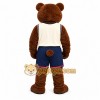 Brown Bear Mascot Costume with Custom Logo Brown Bear Mascot Costume with Custom Logo
