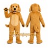 Brown Dog Mascot Costume with Custom Logo Brown Dog Mascot Costume with Custom Logo