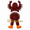 Brown Turkey Mascot Costume with Custom Logo Brown Turkey Mascot Costume with Custom Logo